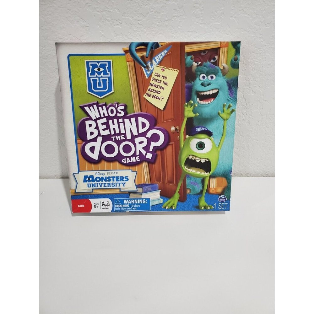 Spin Master Disney Pixar Monsters University Who's Behind the Door? Board Game